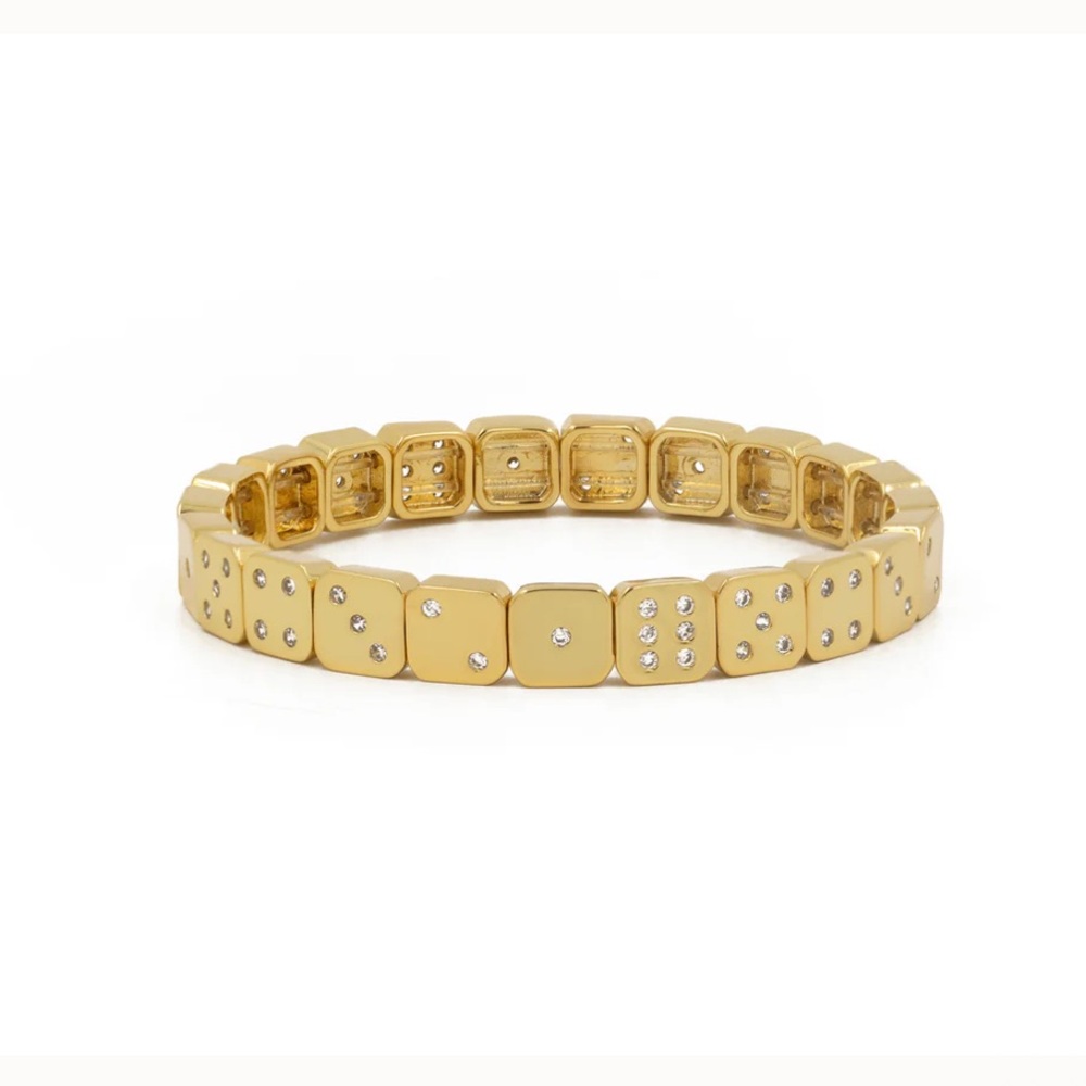 Lisa Gozlan Dice CZ Bracelet